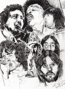 Festival Icons, 2010, (tinta no papel) de Vincent Alexander Booth